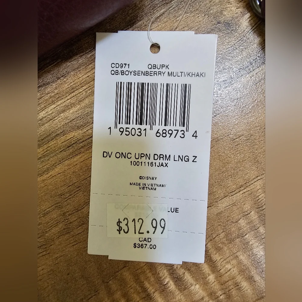 Disney X Coach Long Zip Around Wallet Once Upon A Dream - Picture 13 of 13